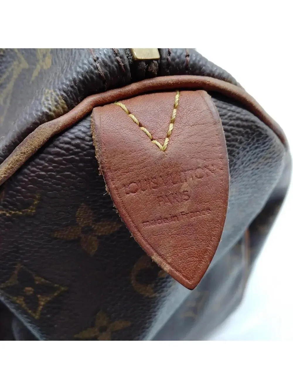 $1730 2002 Louis Vuitton Monogram Speedy 35 TH0092